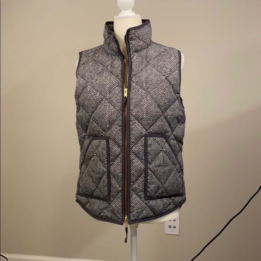 J. Crew Down Zipped Puffer Vest